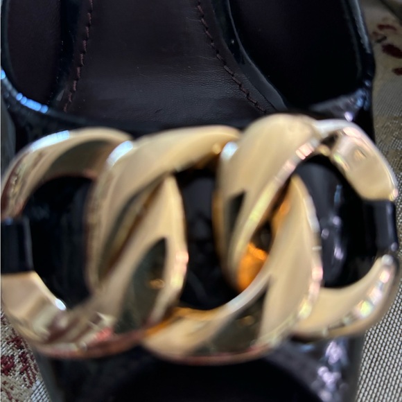 LOUIS VUITTON 2010 Monogram Vernis Slingback Sandals - Picture 2 of 9